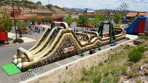 Obstacle course rental for company picinics Denver